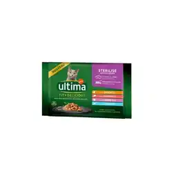 Carrefour Market ULTIMA Sachets repas pour chats stérilisés offre