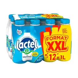 Carrefour LACTEL Lait U.H.T. demi-écrémé Format XXL offre