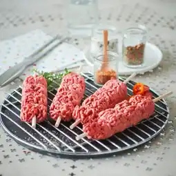 Carrefour 4 brochettes de bœuf nature SOCOPA offre