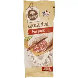 Carrefour CARREFOUR ORIGINAL Saucisse sèche offre