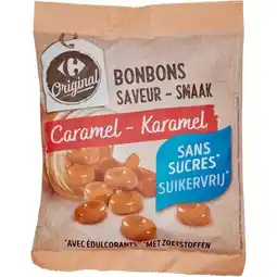 Carrefour CARREFOUR ORIGINAL Bonbons sans sucres offre