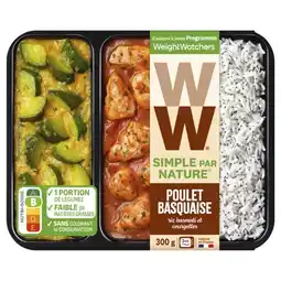Carrefour WEIGHT WATCHERS Plats cuisinés Simple Par Nature offre