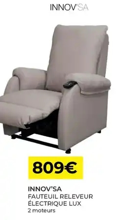 Pharmacie Lafayette INNOV'SA Fauteuil releveur électrique lux offre
