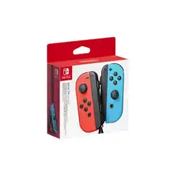 Carrefour NINTENDO Paire de manettes Joy-Con Bleu et Rouge pour Nintendo Switch offre