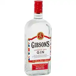 Carrefour GIBSON'S London Dry Gin offre