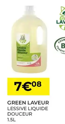 Pharmacie Lafayette Green laveur lessive liquide douceur offre