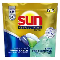 Carrefour SUN Capsules Lave-vaisselle offre