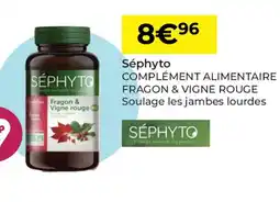 Pharmacie Lafayette SÉPHYTO Complément alimentaire fragon & vigne rouge soulage les jambes lourdes offre