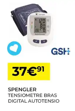 Pharmacie Lafayette GSH Spengler tensiometre bras digital autotensio offre