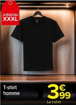 Carrefour Market T-shirt homme offre