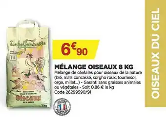Bricomarché Mélange Oiseaux 8 Kg Labelfermette offre
