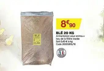 Bricomarché Blé 20 Kg offre