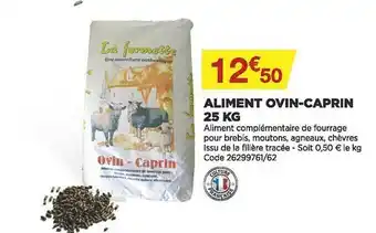 Bricomarché Aliment Ovin-caprin 25 Kg La Fermette offre