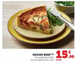 Super U Quiche kirn offre