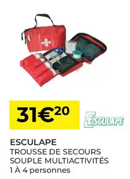 Pharmacie Lafayette ESCULAPE Trousse de secours souple multiactivités 1 à 4 personnes offre
