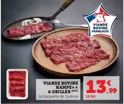 Super U Viande bovine hampe a griller offre