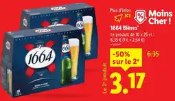 Lidl 1664 Bières offre