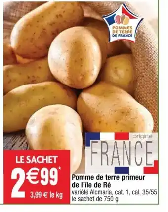 Cora x Carrefour Pomme de terre primeur de l'ile de Ré offre