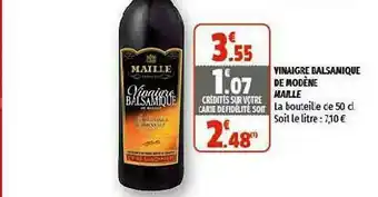 Vinaigre Balsamique De Modène Maille