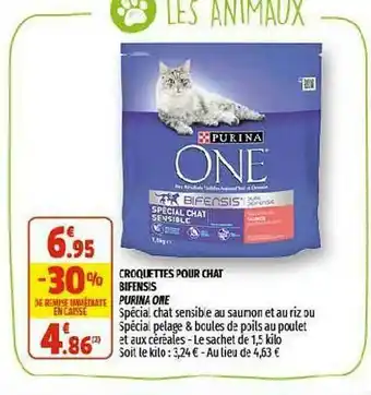 Coccimarket Croquettes Pour Chat Bifensis Purina One offre