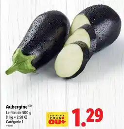 Lidl Aubergine offre