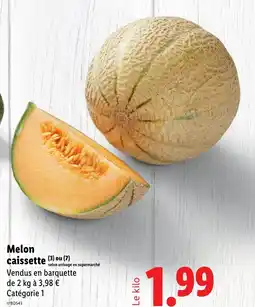 Lidl Melon caissette offre