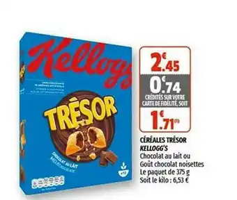 Coccinelle Express Céréales Trésor Kellogg's offre
