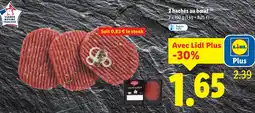 Lidl 2 hachĂ©s au bĆuf offre