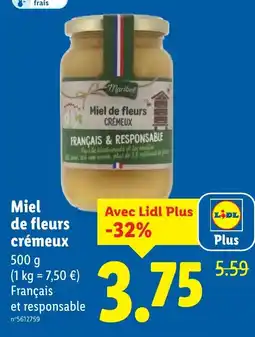 Lidl MARIBEL Miel de fleurs crémeux offre