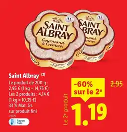Lidl SAINT ALBRAY offre