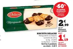 Super U Biscuits delacre offre