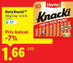 Lidl HERTA Knacki offre