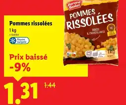 Lidl Pommes rissolées offre