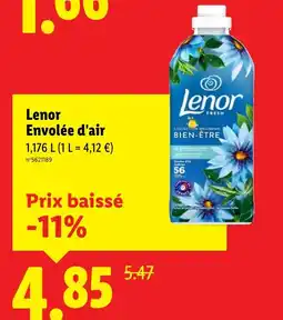 Lidl LENOR Envolée d'air offre