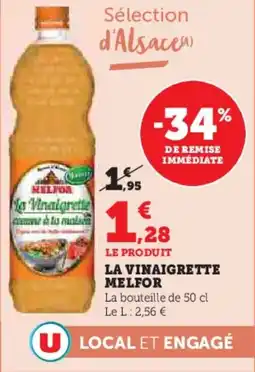 Super U La vinaigrette melfor offre
