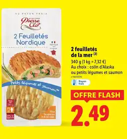 Lidl 2 feuilletés de la mer offre