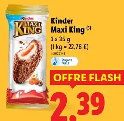 Lidl KING Maxi King offre