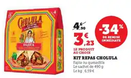Super U Kit repas cholula offre