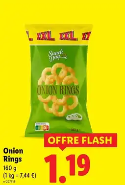 Lidl SNACK DAY Onion Rings offre