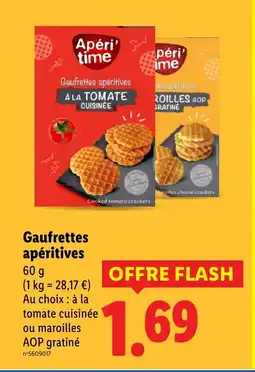 Lidl APERI TIME Gaufrettes aperitives offre