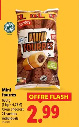 Lidl Mini fourrés offre