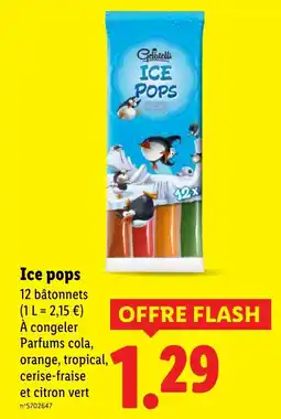 Lidl Ice pops offre
