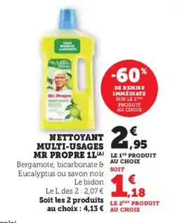 Super U Nettoyant multi-usages 1,95 mr propre offre