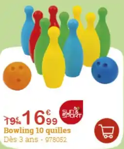 King Jouet Bowling 10 quilles offre