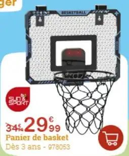 King Jouet Panier de basket offre
