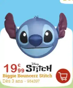 King Jouet Biggie bouncerz stitch offre