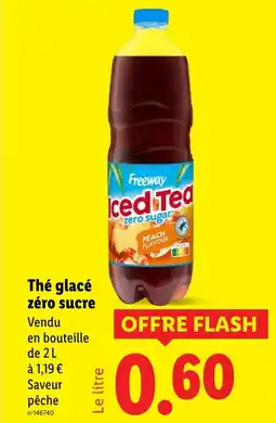 Lidl Thé glacé zéro sucre offre