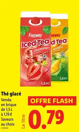 Lidl FREEWAY Thé glacé offre