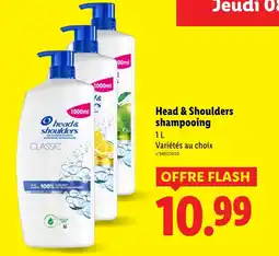 Lidl HEAD & SHOULDER  shampooing offre