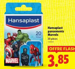 Lidl HANSPLAST pansements Marvels offre